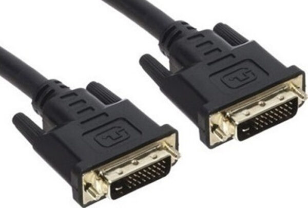 POWERTECH καλώδιο DVI-D 24+1 CAB-DVI003, 2x Ferrites, 1.5m, μαύρο