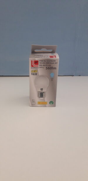 Λάμπα led σφαιρική Value E27 7W 230V ψυχρό φως 6200k 560Lm δέσμης 220°