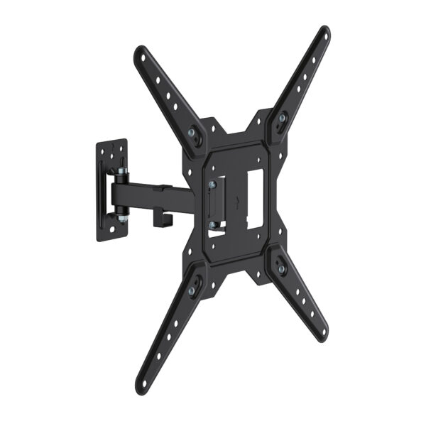 Βάση TV 23″-55″ έως 30kg ρυθμιζόμενη επιτοίχια DM PRO μαύρη