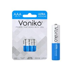 Voniko αλκαλικές μπαταρίες AΑΑ LR03 1.5V (4 τμχ)