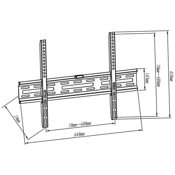 Βάση TV 32-65” 45kg BLOW (76-857) - Image 3