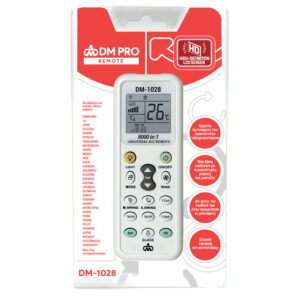 Universal Τηλεκοντρόλ Κλιματιστικού με φακό LED DM PRO DM-1028