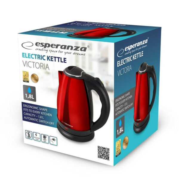 Esperanza Βραστήρας 1.8lt 1800W Κόκκινος - Image 2