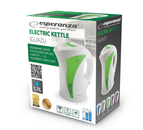 Esperanza Βραστήρας 1.7lt 2200W Πράσινος EKK018G - Image 5
