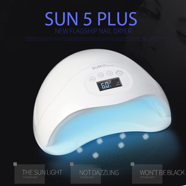 SUN ONE UV Sun 5 Plus Φουρνάκι Νυχιών UV / LED 48W Λευκό - Image 4